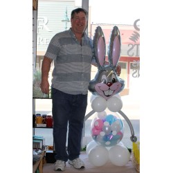 NEW 5 Foot Easter Bunny Balloons - Tummy filled with Treats and More!